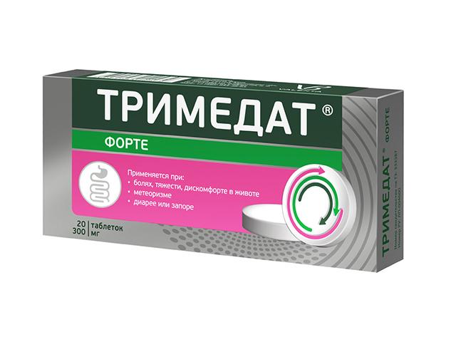 тримедат форте 300мг. №20 таб. 2479