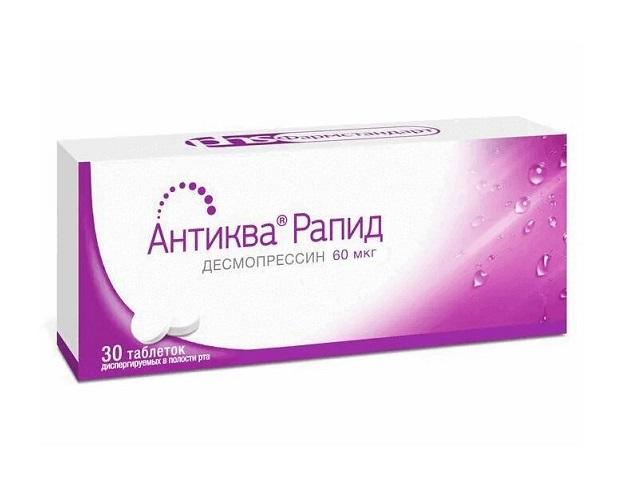 антиква рапид 60мкг n30 таб. дисперг в/полости рта