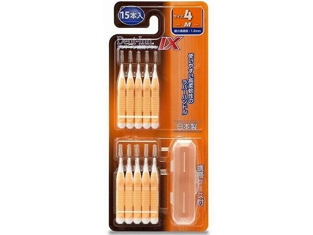 *dent-lnn ix. щетка для чистки межзубного пространства (m-4). 15 шт. 52304us