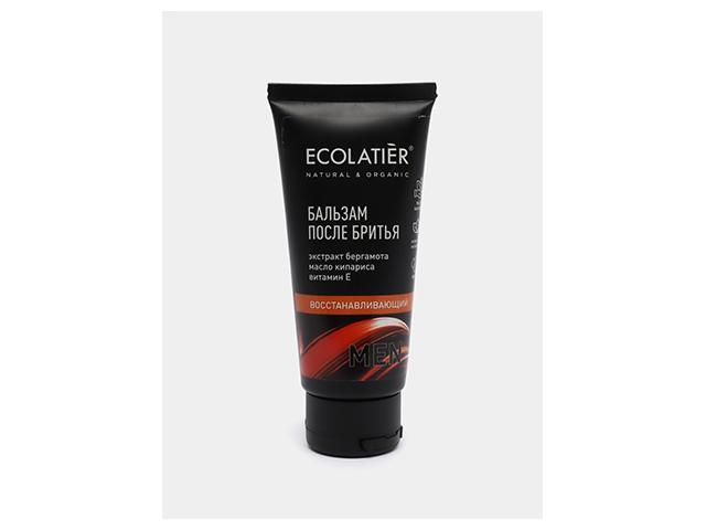 ecolatier men бальзам после бритья восстанавливающий 100мл 833203(170901)