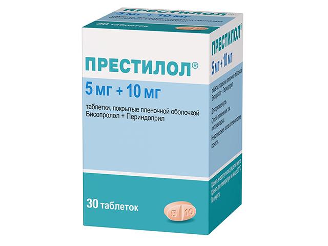 престилол 5мг.+10мг. №30 таб.