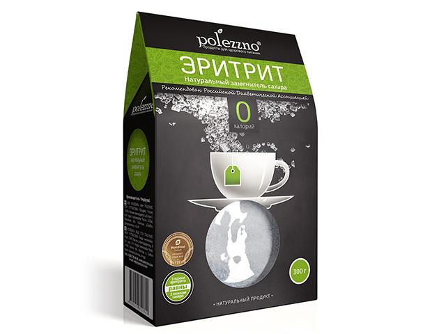 *полеззно эритрит /(натуральный заменитель сахара) 300г. 01623