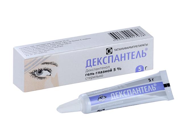 декспантель 5% 5г. гель глазной  /татхимфарм/
