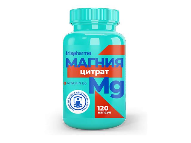 ирисфарма магния цитрат +в6  капс.№120 (irispharma)