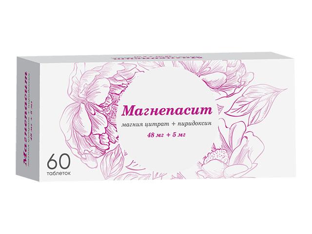 магнепасит  48мг+5мг №60 таб. 0628