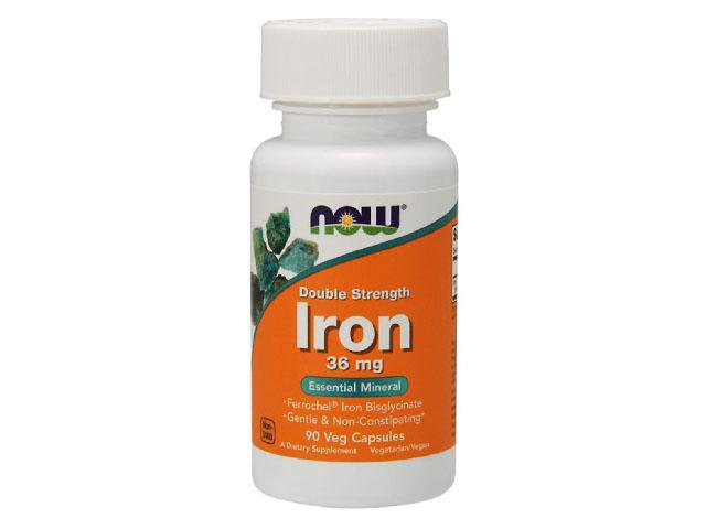 *now foods железо двойной силы 36 мг №90 таб. 1444 (29558)