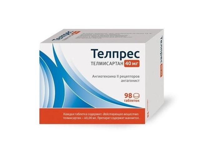 телпрес 40мг. №98 таб. 1529