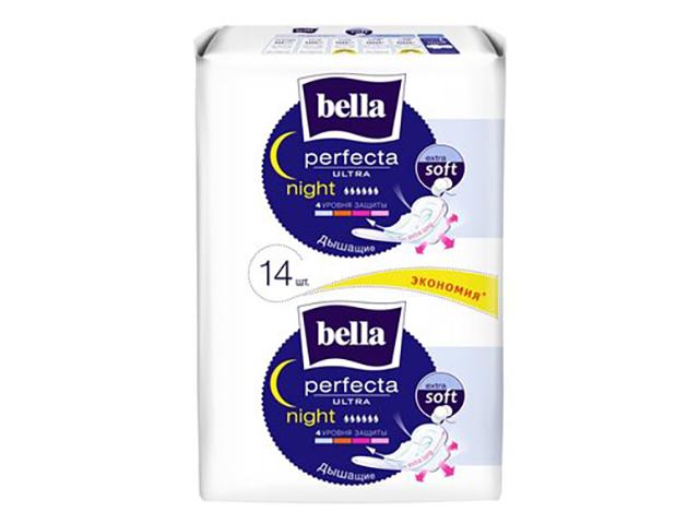 белла прокладки перфекта ультра найт extra soft №14 [bella]