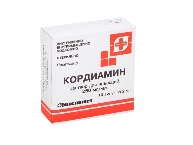 кордиамин 25% 2мл. №10 амп./биосинтез/