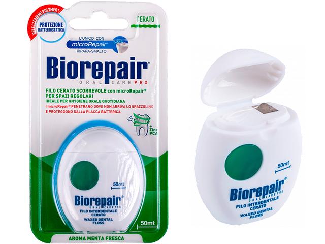 biorepair filo non cerato scorrevorie невощеная скользящая зубная нить ga1380300