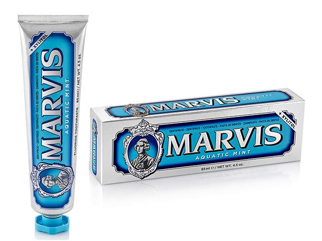 marvis зубная паста aguatic mint/ морская мята. 85 гр. 411172