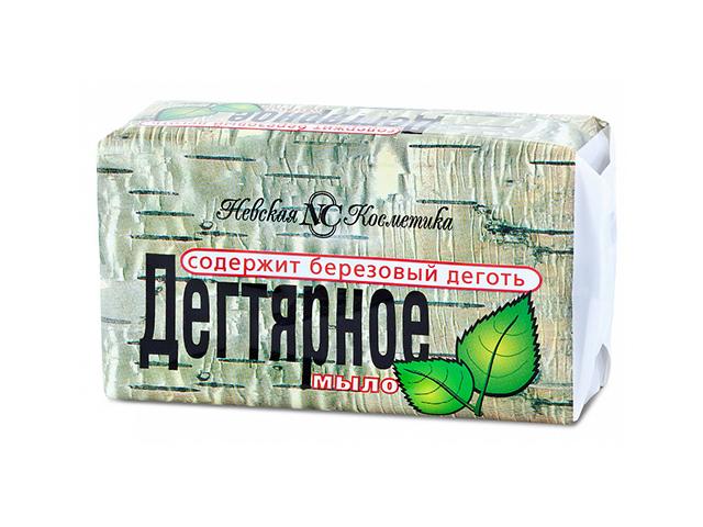 мыло туалетное дегтярное 100г. /нк/невская косметика/