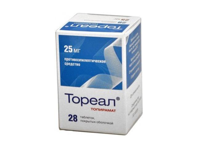 тореал 25мг. №28 таб. п/о