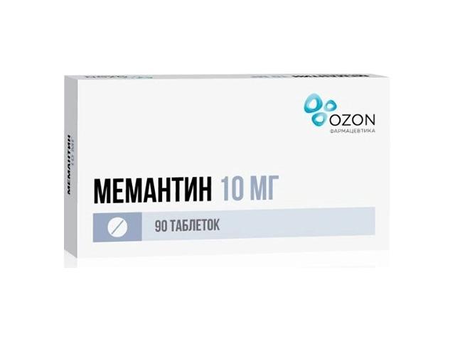 мемантин 10мг. №90 таб. п/п/о /озон/ 9853