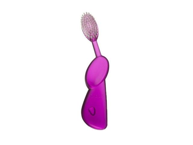 *radius toothbrush original щетка зубная детская фиолетовая. мягкая. для левшей. 2000000004983