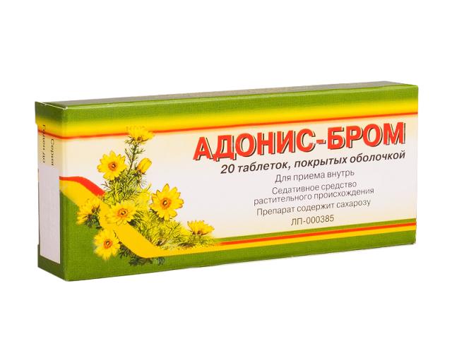 адонис-бром №20 таб. п/о /вифитех/