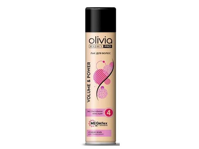 olivia expert pro volume&power лак д волос сверхсильн фикс 300мл