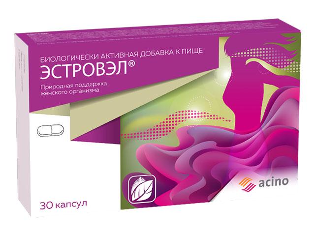эстровэл 500/520мг. №30 таб. (капс.)