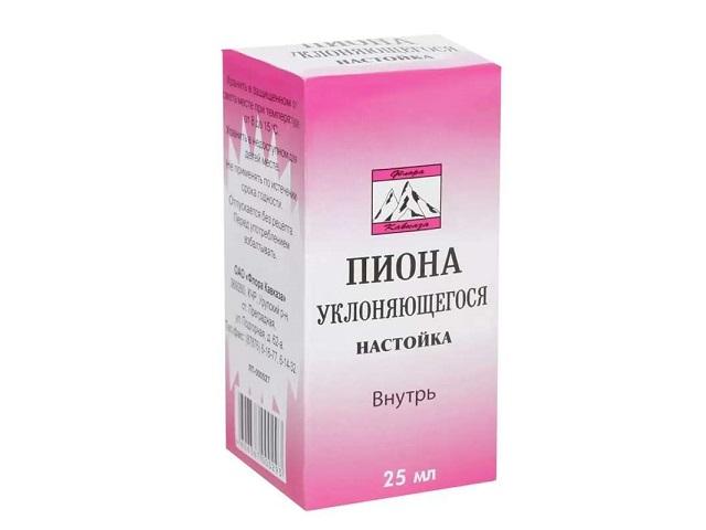 пиона уклоняющегося настойка 25мл. и/у /флора кавказа/ 3423
