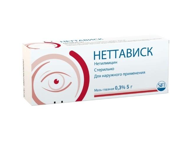 неттависк 0,3% 5г гл. мазь