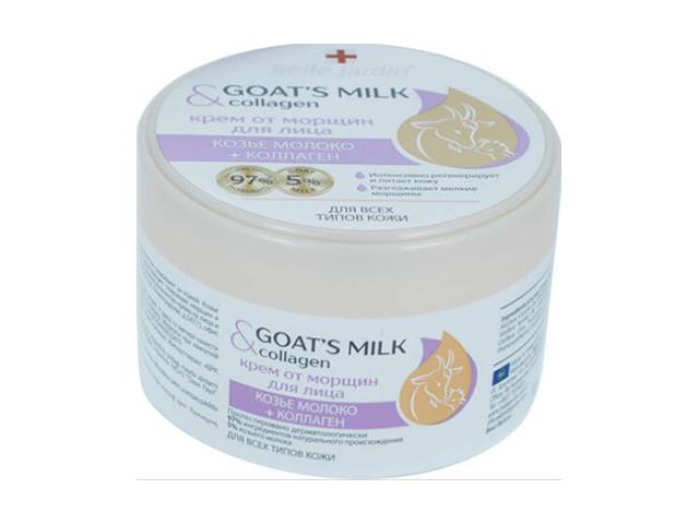 белл жардин goat'smilk&collagen пит крем д/лица от морщин козье мол+коллаген 200мл