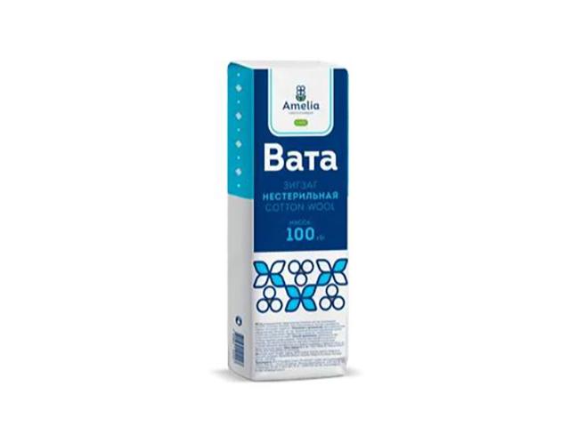 амелия вата зиг-заг хирург. 100г.
