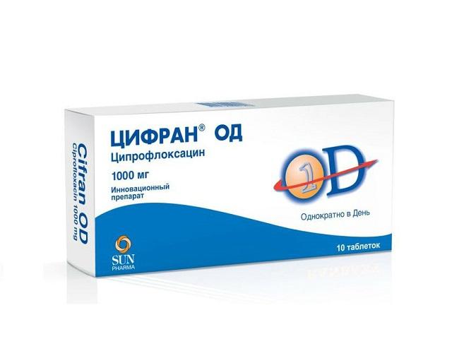 цифран од 1000мг. №10 таб. пролонг. 1904