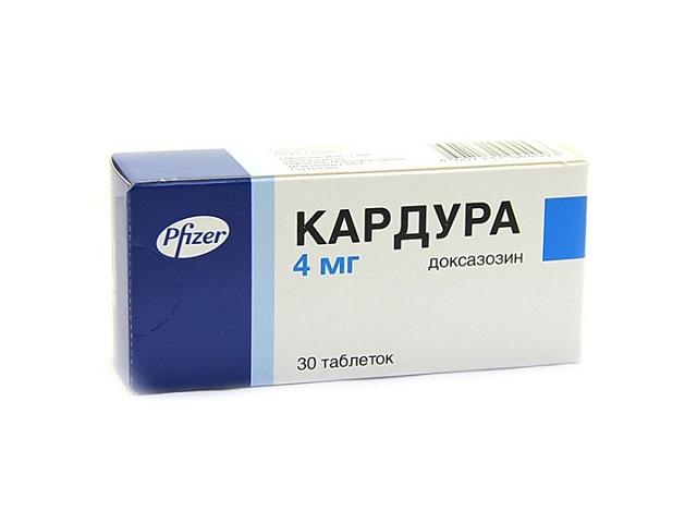 кардура 4мг. №30 таб.