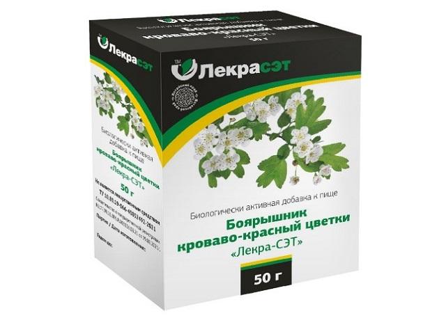боярышника кроваво-красный цветки 50г./лекра-сэт/
