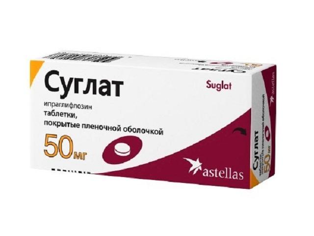 суглат 50мг. №30 таб. п/п/о