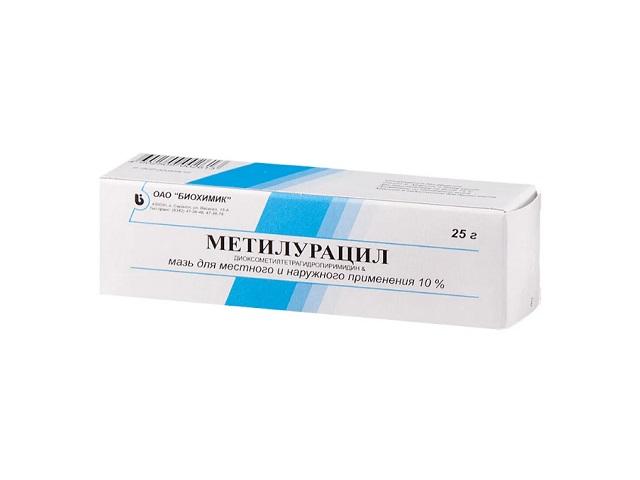 метилурацила 10% 25г. мазь /биохимик/