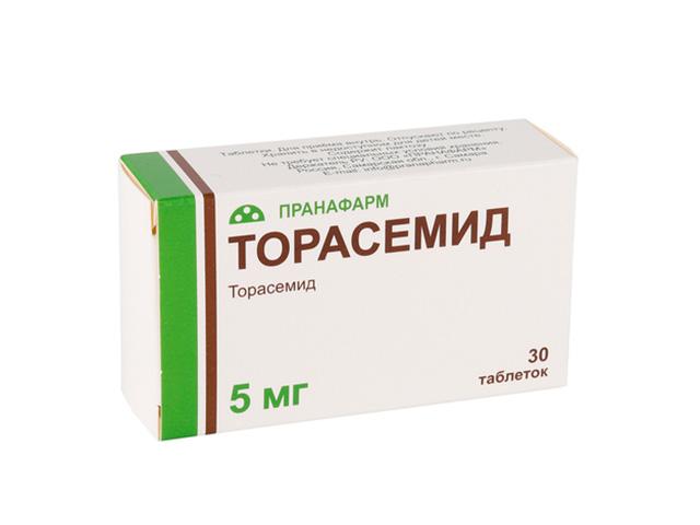 торасемид таб. п/п/о 5мг №30 /пранафарм/ 2276