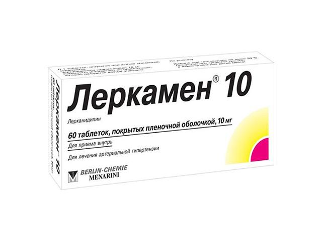 леркамен 10мг. №60 таб. п/о /берлин хеми/