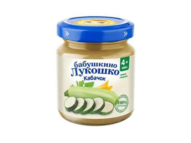 б.лукошко пюре 100г. кабачки 4+мес.
