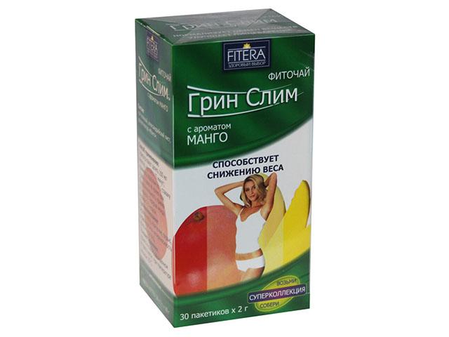 чай грин слим манго 2г. №30 пак.