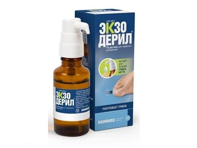 экзодерил 1% 30мл. р-р 9240