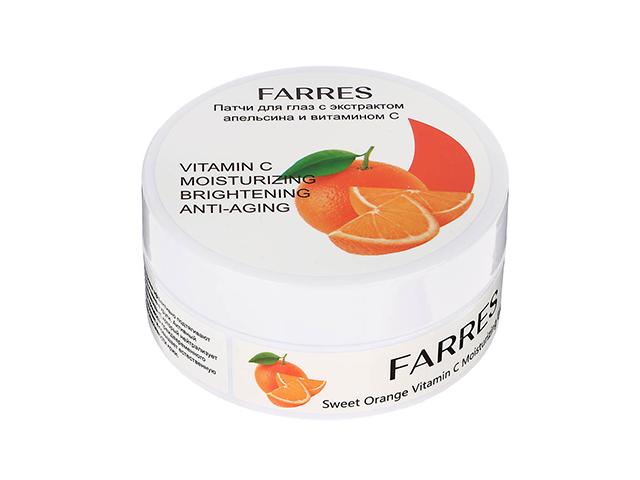 farres патчи д/глаз с экстр. апельсина и вит с 60шт  9177