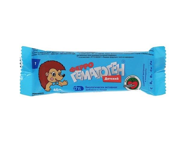 феррогематоген дет. 40г. пастилки жев.