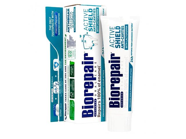 biorepair pro active shield зубная паста активная защита эмали 75 мл. ga1184200