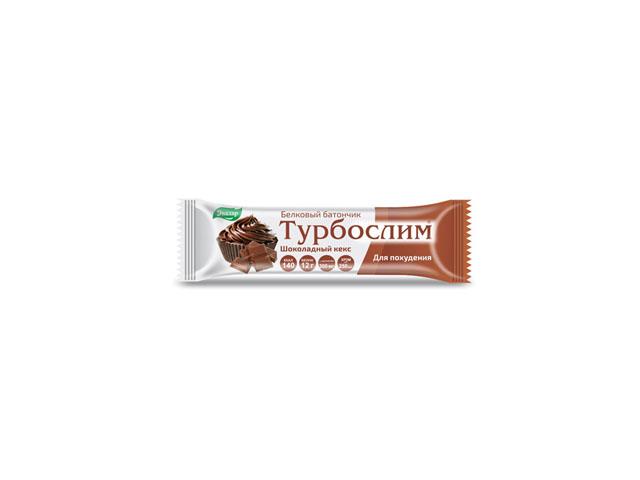 турбослим батончик д/похуд. шоколад. кекс 50г. /эвалар/