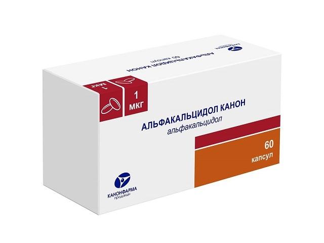 альфакальцидол канон 1мкг n60 капс