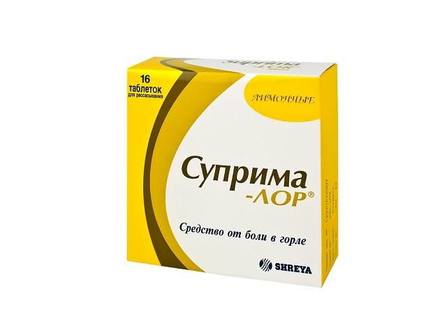 суприма-лор лимон №16 таб. 0685