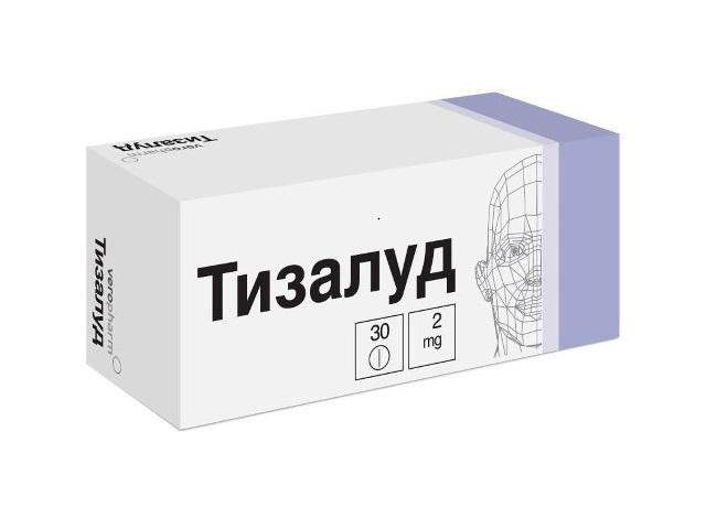 тизалуд 2мг. №30 таб. /верофарм/