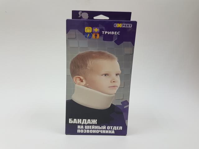 тривес воротник-бандаж тв-002 эксперт 8,0-36см. беж. д/фикс. шейного отдела детск.