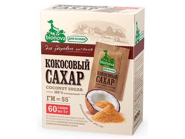 *бионова сахар кокосовый 5г №60. 00-00000355