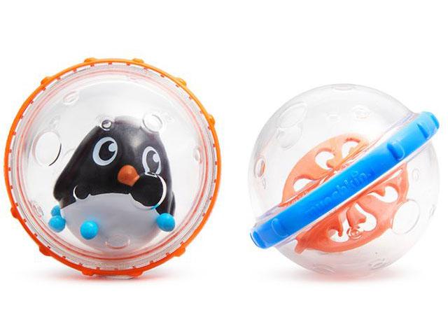 *munchkin игрушка пузыри-поплавки пингвин 2шт.3+. 11584пин.