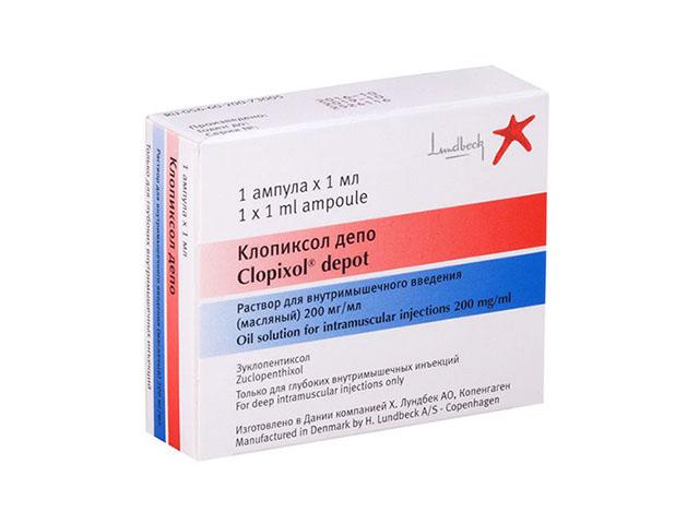 клопиксол депо 200мг/мл. 1мл. №1 амп.