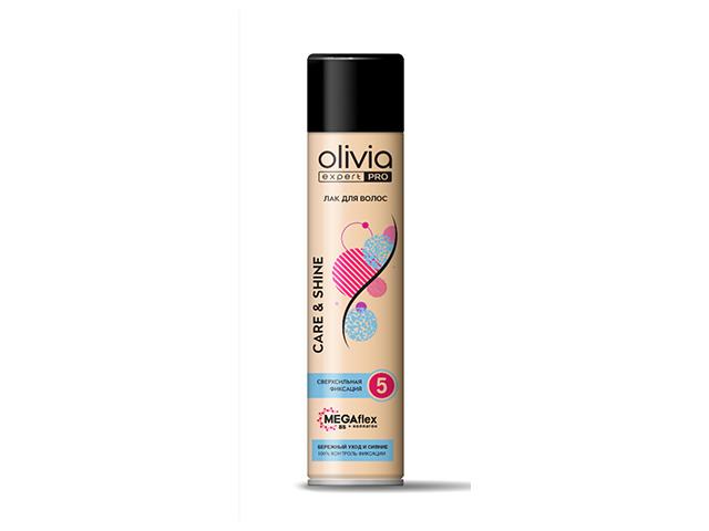 olivia expert pro care&shine лак д/волос сверхсильн фикс 300мл