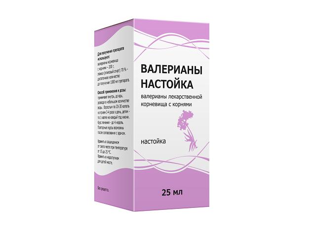 валерианы настойка 25мл. /тульская фф/ 2436