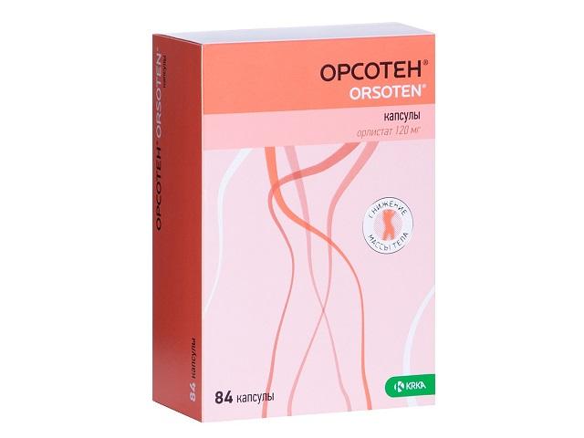 орсотен 120мг. №84 капс. /krka/ 1898